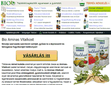 Tablet Screenshot of depresszio-ellen.bioplus.hu