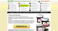 Desktop Screenshot of flavon-lekvar.bioplus.hu